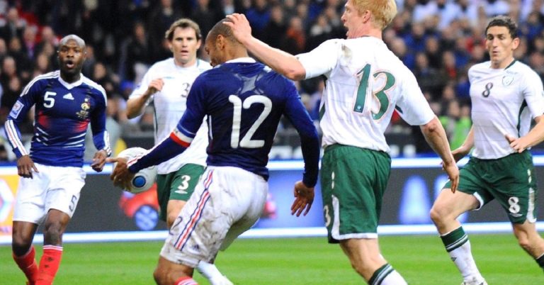 L&rsquo;Irlande et la main de Thierry Henry