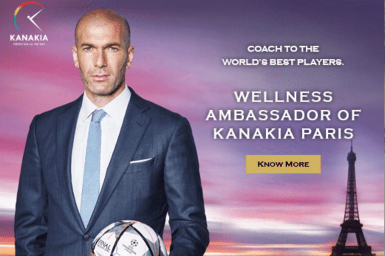 Zidane, rockstar à Bollywood