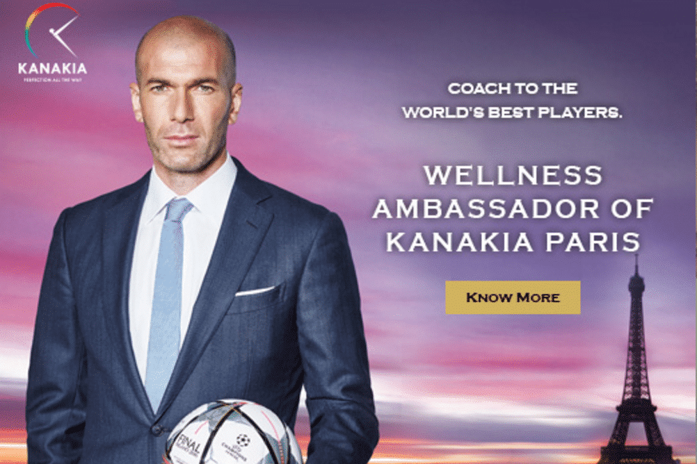 Zidane, rockstar à Bollywood