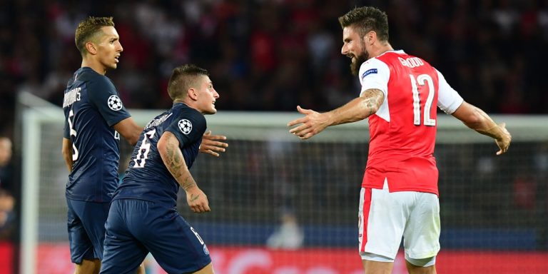 Paris-Arsenal : Giroud en veut à Verratti