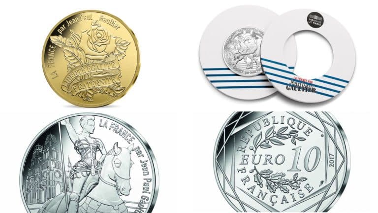 Des pièces de monnaie créées par Jean Paul Gaultier