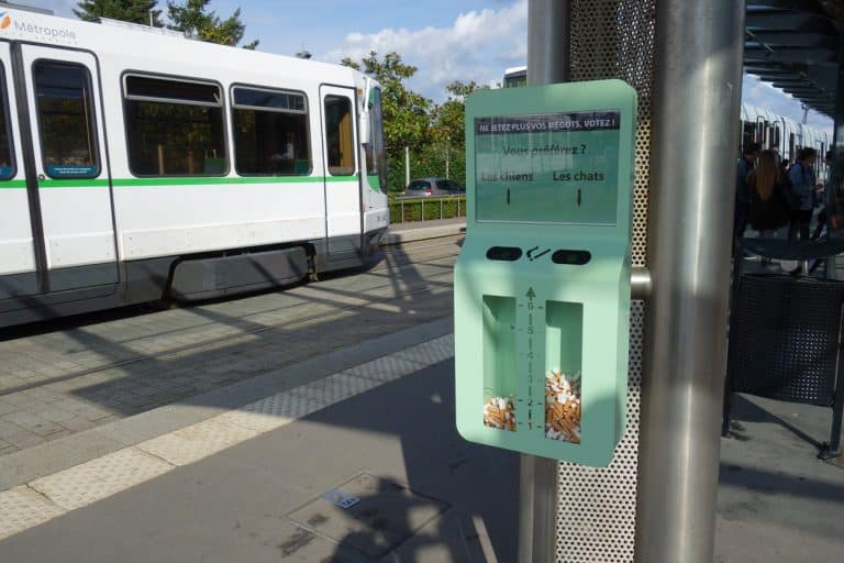 Voter avec vos mégots