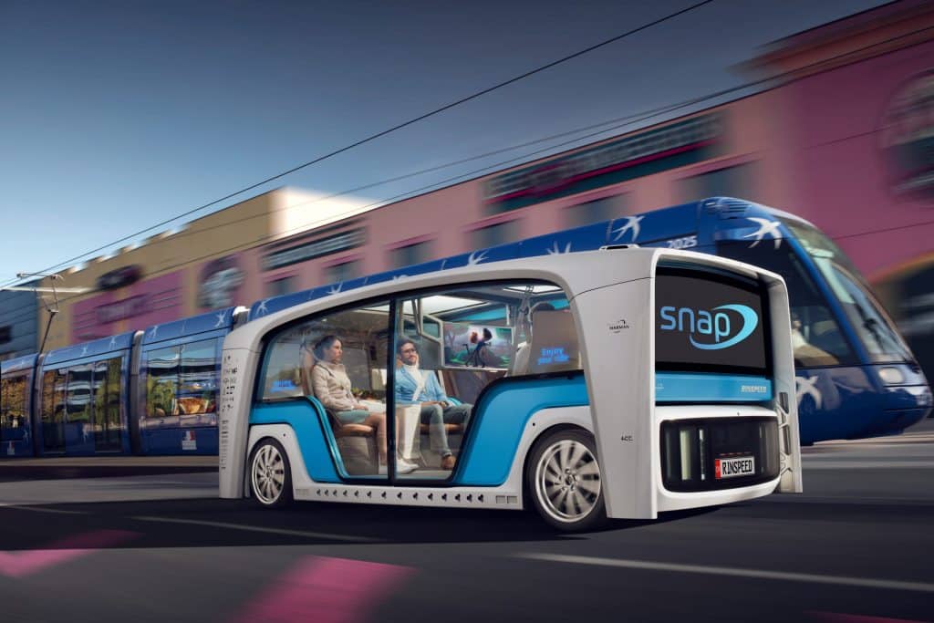 Le Rinspeed Snap : une nouvelle approche des voitures