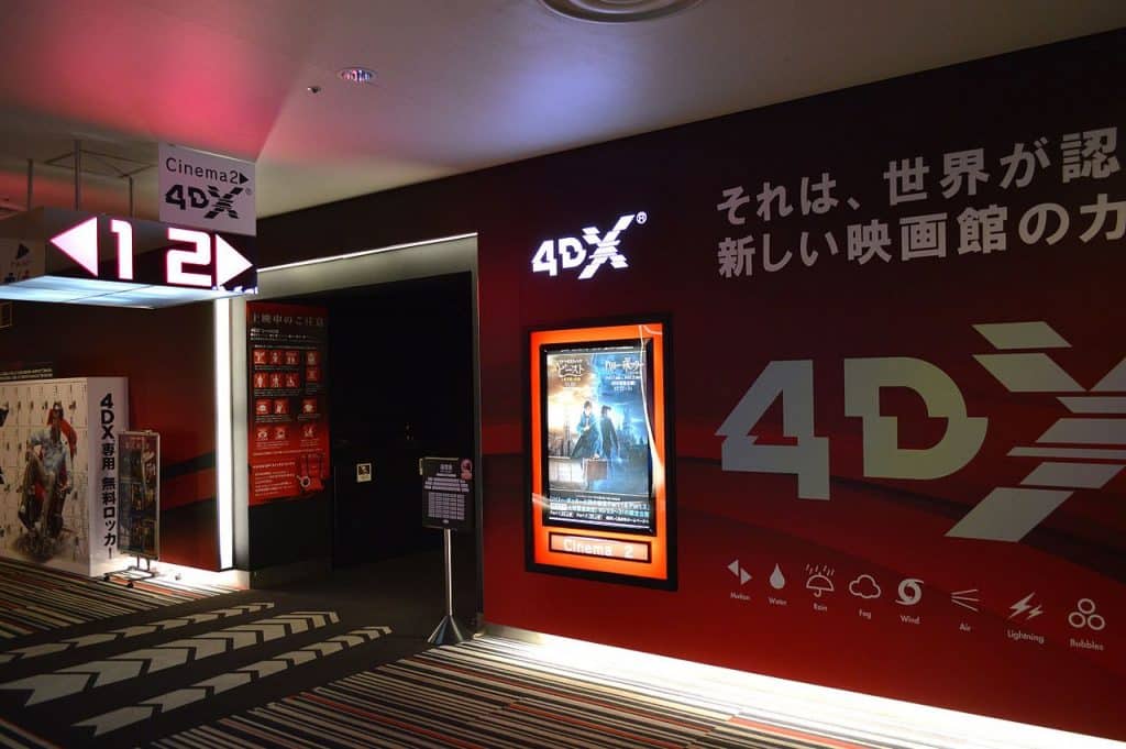Le cinéma en 4DX pour de nouvelles sensations