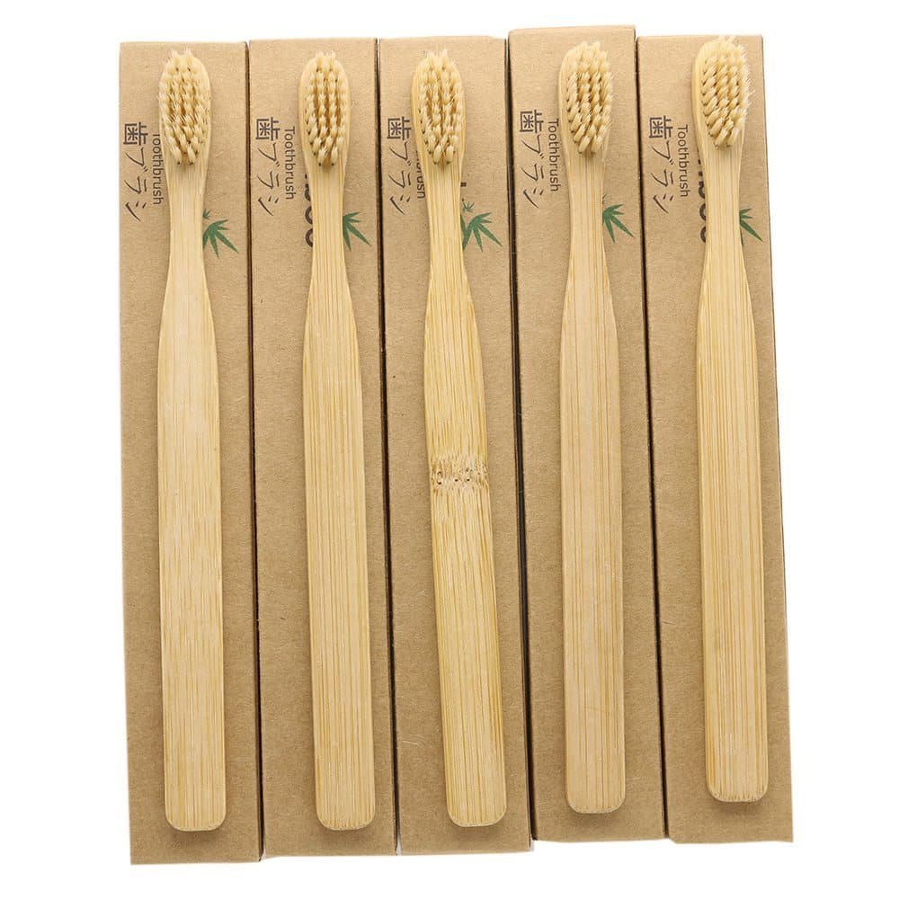Porte-Brosse à Dents En Bambou Naturel - Support Dentifrice Avec Drainage Et Séchage Rapide