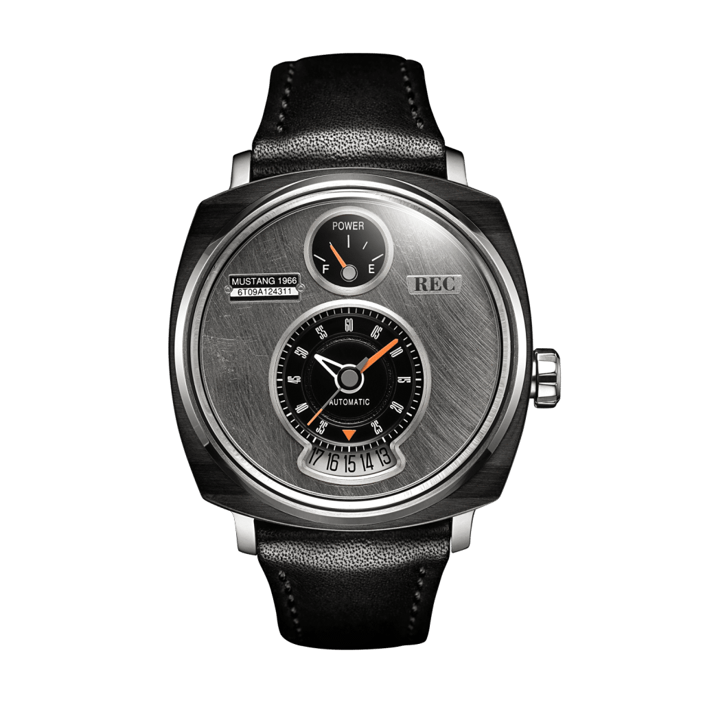 REC fabrique des montres avec des Ford Mustang