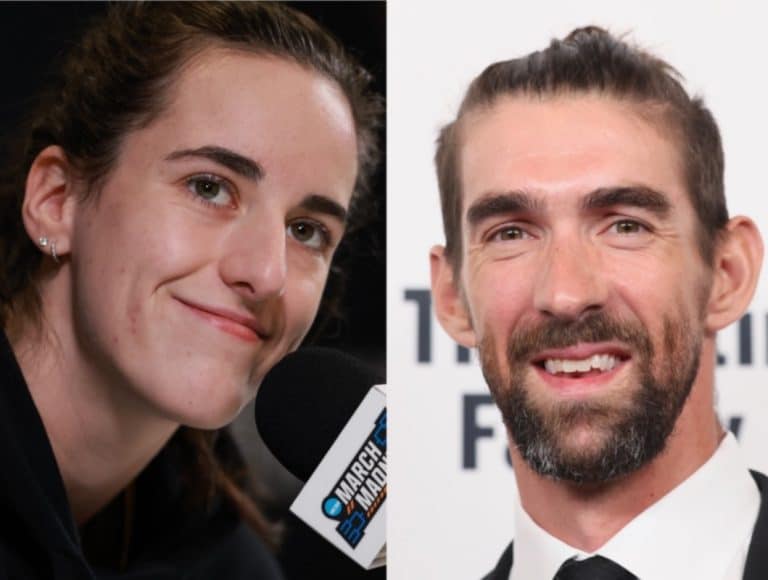 Quand Michael Phelps devient le fond d&rsquo;écran de Caitlin Clark : une admiration mutuelle qui fait des vagues